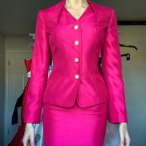 Silky Pink Kasper Suit